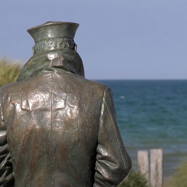Inaugurations et cérémonie Ã  Sainte-Marie du Mont Utah Beach 2021